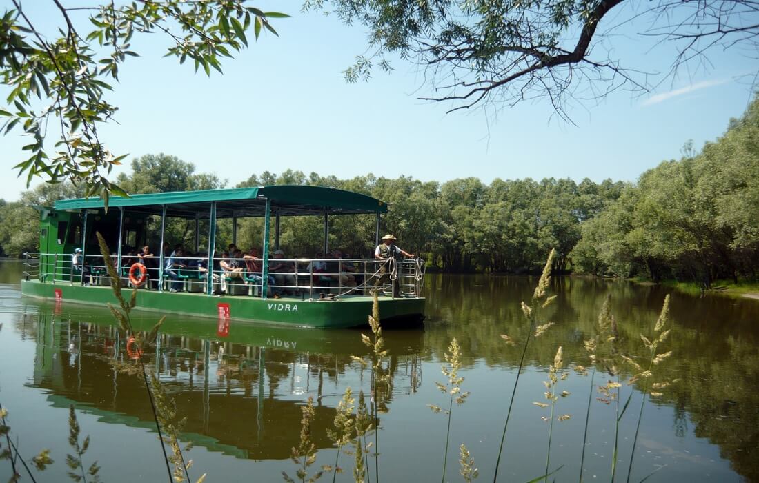 Water tour through Kopacki rit by electric boat 